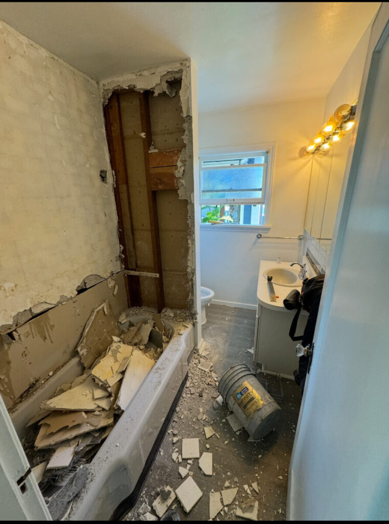before bathroom remodeling in Shoreline, WA
