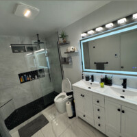 after bathroom remodeling