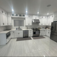 professionally painted kitchen in Seattle