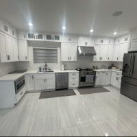 professionally painted kitchen in Seattle